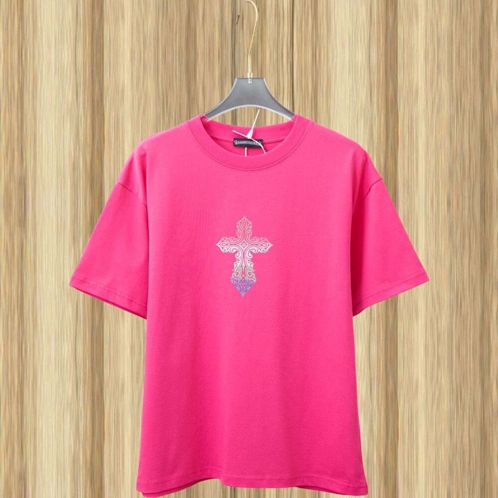 Chrome Hearts Crew Neck Short Sleeve T-Shirt Size: L